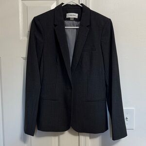 Calvin Klein Charcoal Gray Pantsuit